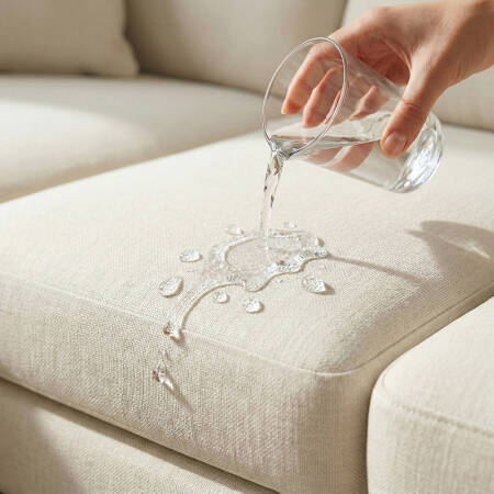 Sofa Plume Kollu Sağ Köşe Modül 98 x 97 cm | Space Kumaş - Beyaz Dokulu - 6