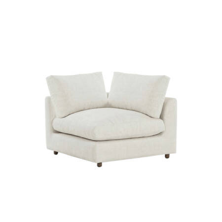Sofa Plume Köşe Modül 98 x 97 cm | Plainfry Kumaş - Beyaz Keten 