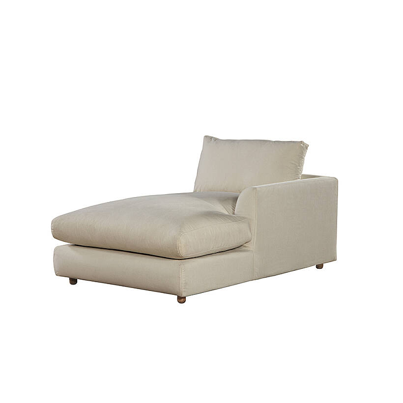 Sofa Plume Relax Sağ Köşe Modül 98 x 170 cm | Space Kumaş - Krem - 