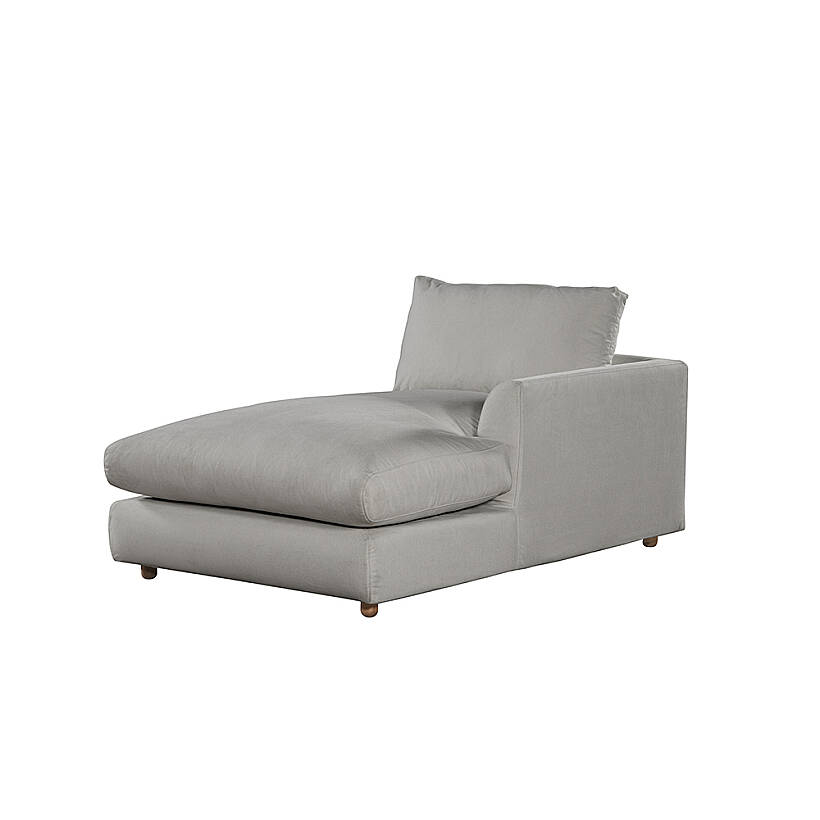 Sofa Plume Relax Sağ Köşe Modül 98 x 170 cm | Space Kumaş - Gri - 