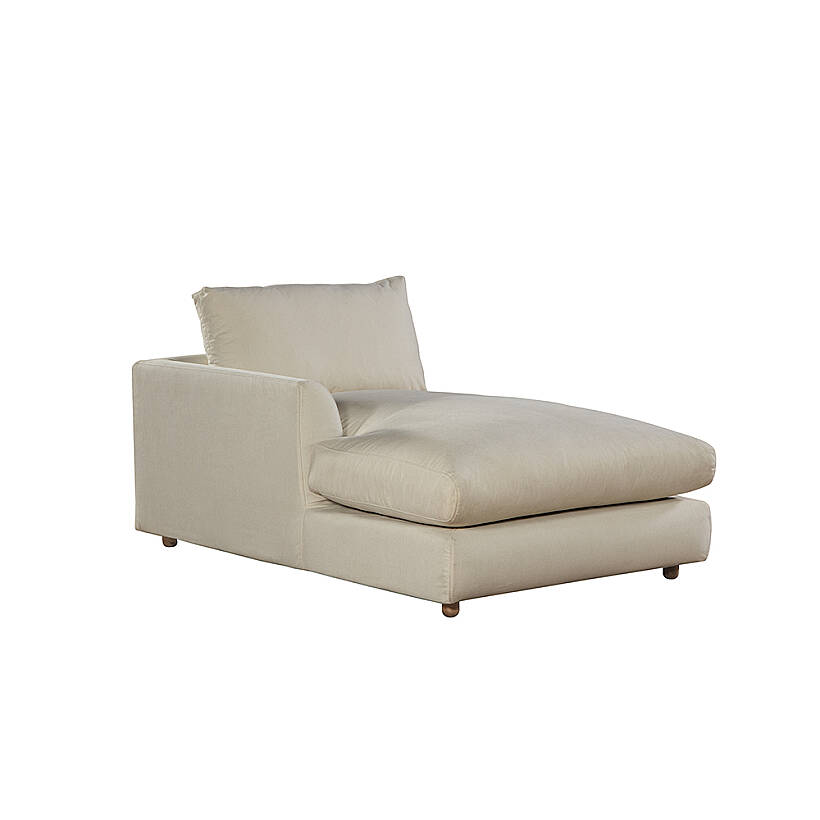Sofa Plume Relax Sol Köşe Modül 98 x 170 cm | Space Kumaş - Krem - 