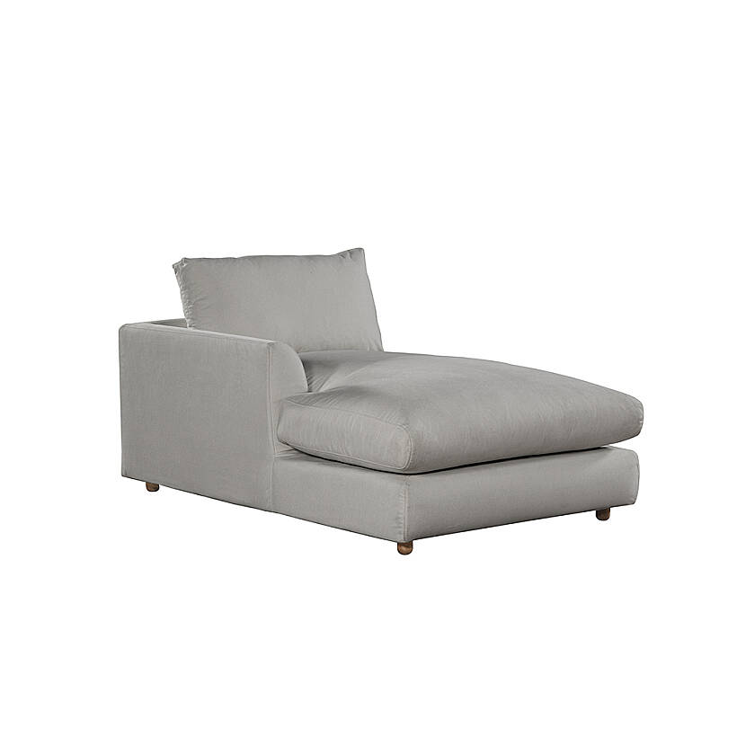 Sofa Plume Relax Sol Köşe Modül 98 x 170 cm | Space Kumaş - Gri - 