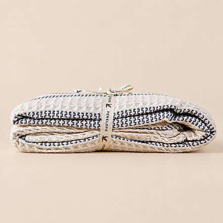 %100 Pamuk Natural-Indigo Pike - Sofia - 6
