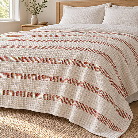 %100 Pamuk Natural-Terracotta Pike - Sofia - 1