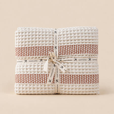 %100 Pamuk Natural-Terracotta Pike - Sofia - 2