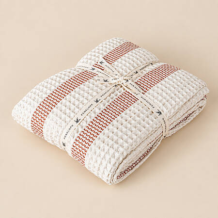 %100 Pamuk Natural-Terracotta Pike - Sofia - 5