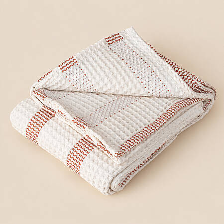 %100 Pamuk Natural-Terracotta Pike - Sofia - 9