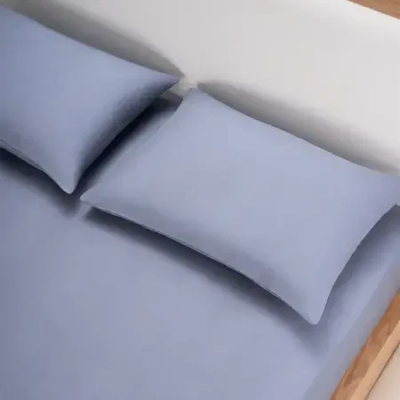 %100 TENCEL™ Lastikli Çarşaf Seti 100x200 cm Denim - Celine Serisi - Penelope