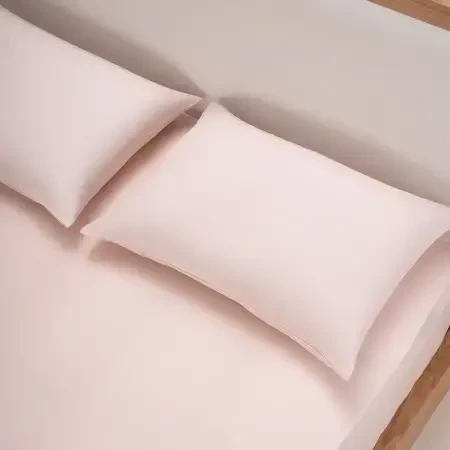 %100 TENCEL™ Lastikli Çarşaf Seti 100x200 cm Pudra - Celine Serisi - Penelope