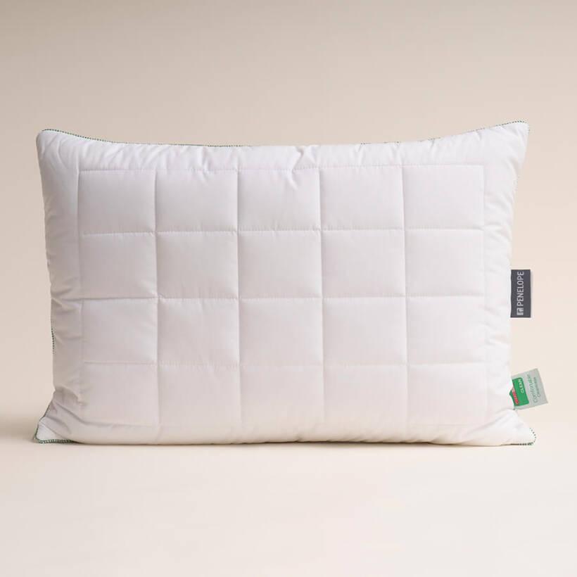 Anti-Mite %100 Pamuk Kumaş Boncuk Elyaf Dolgulu Yastık - Thermoclean Serisi - Penelope