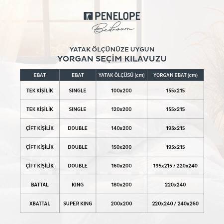 10,5 Tog %100 Kaz Tüyü Dolgulu Isı Dengeleyici Çift Kişilik Yorgan - Thermy Serisi - 10