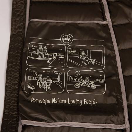 %100 Kaz Tüyü Mont Haki S - Vera Koleksiyonu - 5