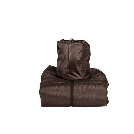 %100 Kaz Tüyü Mont Kahve L - Vera Koleksiyonu - 6