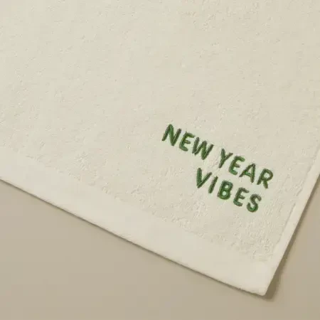 Yılbaşı Temalı %100 Pamuk 3'lü Kutulu Havlu Seti - Wish Box - 9